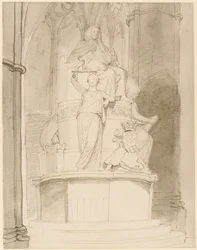 Design for the Monument of Lord Mansfield, Westminster Abbey
